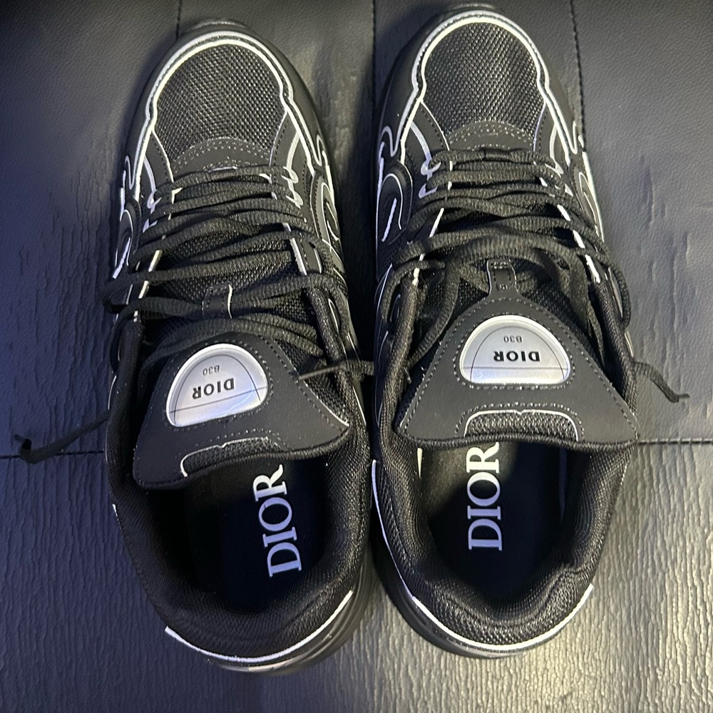Dior Black and White Men's Sneakers - Picture 1 of 5